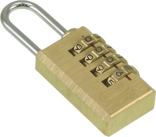 Nemef Messing Hangslot Combinatie 22mm