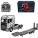 Esun RC-LKW Ferngesteuerter Lastzug, RC LKW mit Lowboy-Anhänger, 1:18, 2,4 GHz