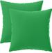 vidaXL - Coussin - HEERLEN - 2 pièces - Vert - Polyester