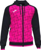 Joma Supernova III Jas Met Kap Kinderen - Fluo Roze / Zwart | Maat: 104