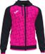 Joma Supernova III Jas Met Kap Kinderen - Fluo Roze / Zwart | Maat: 104