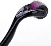 New Age Devi - Derma Roller 540 - 2.00mm | 2 stuks Gezichts- en Huidverzorging | Zwart