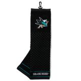 Team Golf NHL Geborduurde Golfhanddoek, Geruit Scrubber Ontwerp, Geborduurd Logo