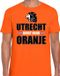 Bellatio Decorations Shoppartners Bv Oranje supporter t-shirt voor heren - Utrecht brult voor oranje - Nederland supporter - EK/ WK shirt / outfit L