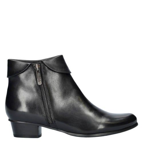 Regarde le ciel Stefany 03 leren enkellaarzen zwart