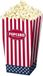 Folat Bv popcorn et bonbons américains bols de service - 8x pièces - 16 x 9 cm - carton