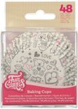 FunCakes Baking Cups Liefdes Doodle - 48 Stuks