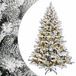 vidaXL Kunstmatige Hinged Kerstboom 150 cm 150 LED's Warmwit