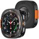 Merkloos Metalen Hoes voor Smartwatch 47mm, Zwart/Oranje