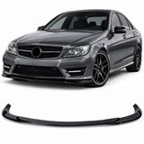 Frontspoilerlip Mercedes Frontspoilerlip Geschikt voor Mercedes C-Klasse W204 S204 Facelift 2011-2014 AMG Line – Hoogglans Zwart