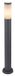 WatioWave Boston Wandlamp van roestvrij staal, antraciet en kunststof, 1 x E27, 60 W, IP44