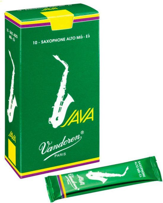 Vandoren Java Alto Saxophone Reeds - Size 1 - 10 Pack