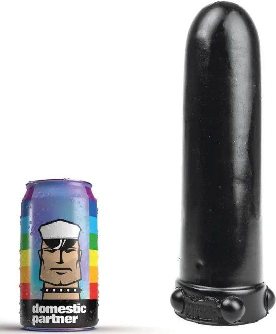 D-Day Anaal Dildo - 26 cm - Zwart