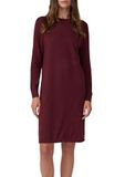s.Oliver Gebreide jurk bordeaux