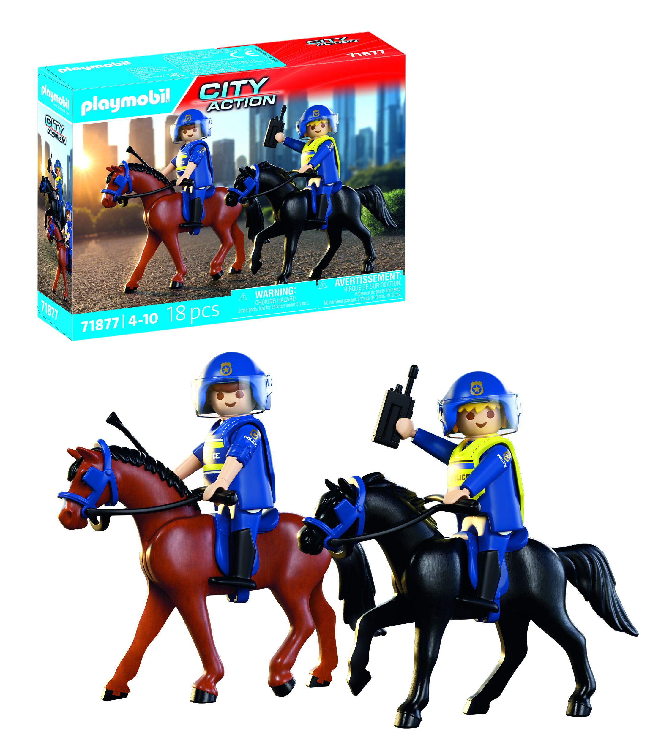 Playmobil City Action 71877 Politie te paard speelfiguur kinderen