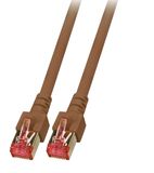 EFB Elektronik K5517.0,25 netwerkkabel Bruin 0,25 m Cat6 S/FTP