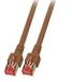 EFB Elektronik K5517.0,25 câble réseau Marron 0,25 m Cat6 S/FTP