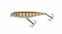 Berkley Pulse Slurp Visaas, Drijvend Topwater Kunstaas, Oppervlakte Hard Kunstaas voor Baars, Zeebaars, Imitatie van Aasvis, Makkelijk Te Vissen, Zout- & Zoetwater Roofvissen, 6.5cm, Goudje