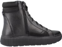 GEOX D GRAISY Zwart Leer Chukka Boots Vrouwen Maat 37