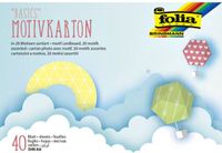 Folia Paper Fotokarton Folia A6 40vel Met Basisdesigns Assorti | 5 Stuks