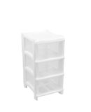 Essential Cassie commode | 3 laden | wit | H 60 cm | Made in Italy