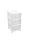 Essential Cassie commode | 3 laden | wit | H 60 cm | Made in Italy