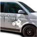 Icecat Autocollant Boussole Adhésive pour Voiture et Caravane
