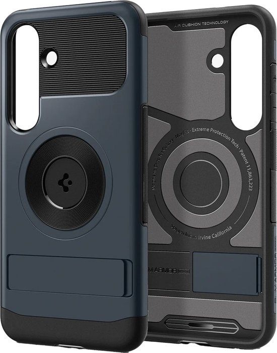 Spigen Slim Armor (MagFit) Hoes voor Samsung Galaxy S25 Plus - Donkerblauw