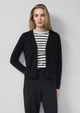 s.Oliver Strickjacke Vrouwen Zwart Katoen-Viscosemix Regular Fit