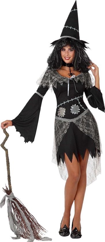 Generik Halloween kostuum van een heks voor dames - Verkleedkleding - M/L