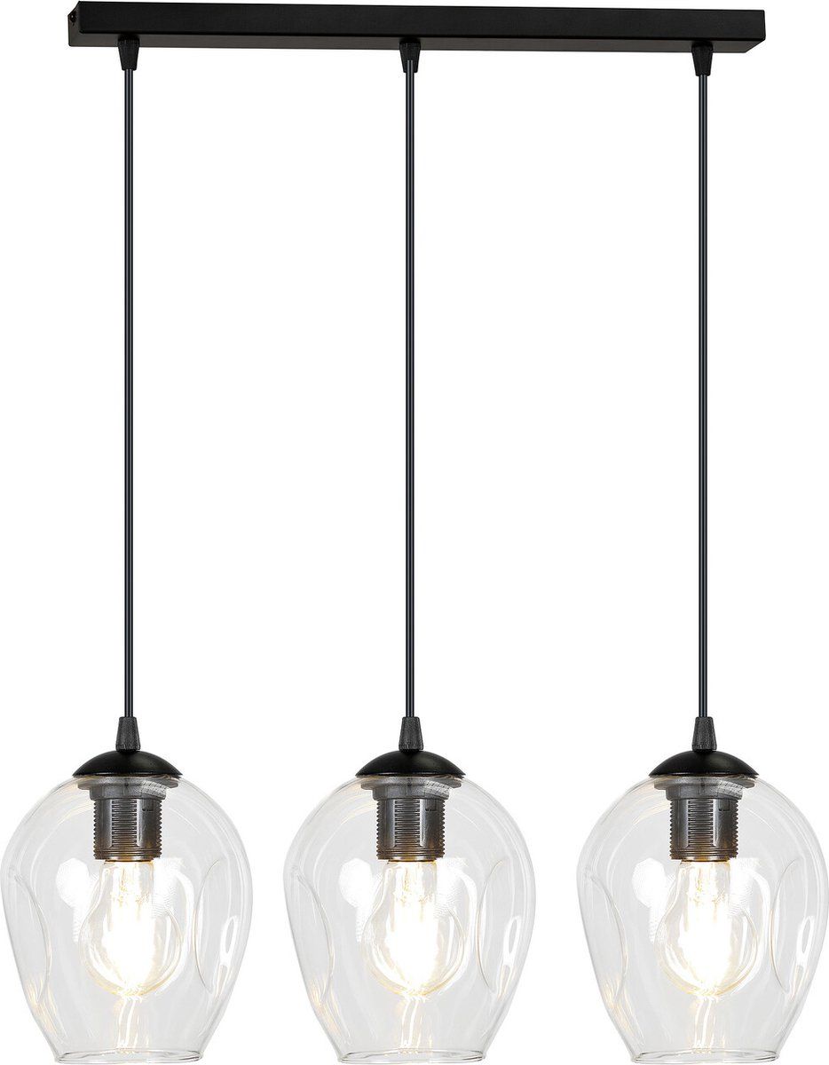 Ledl ISTAR 3 Hanglamp Zwart / Transparant | Staal | 2023 | 8720726983334