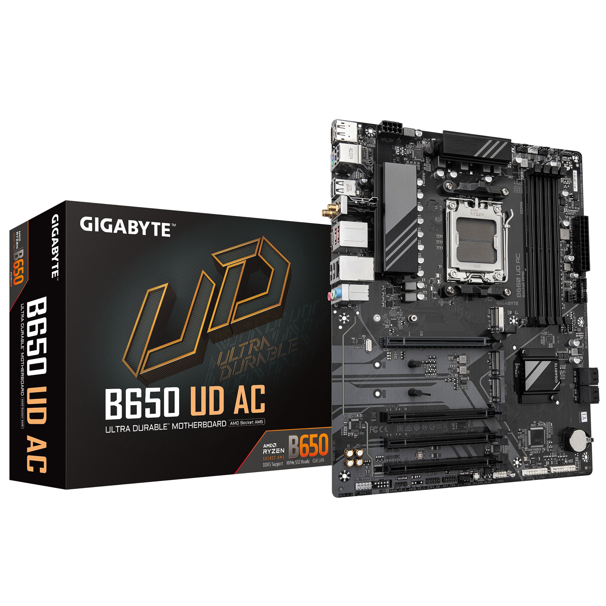 GIGABYTE B650 UD AC - Socket AM5 - ATX Motherboard
