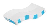 VidaXL Matras met binnenvering, Eénpersoons/Volledige grootte, Medium, 70x200x25 cm