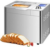 COOCHEER Broodbakmachine - 900g - Zilverkleurig
