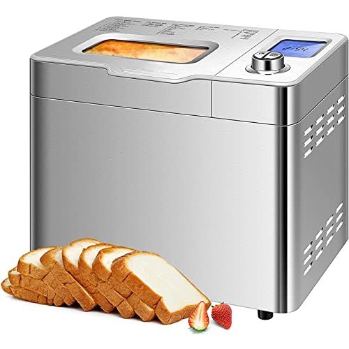 COOCHEER Broodbakmachine - 900g - Zilverkleurig