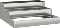 vidaXL Plantenbak Zilver 90 x 90 x 35 cm Staal