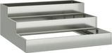 vidaXL Plantenbak Zilver 90 x 90 x 35 cm Staal
