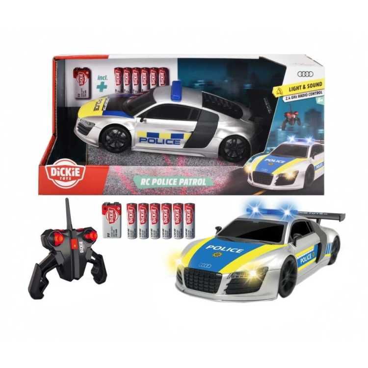 Dickie Toys RC Police Patrol Car with Light and Sound