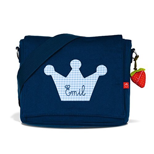 la fraise rouge Kleuterschool tas kroon, kleur zak: blauw; kleur kroon: blauw