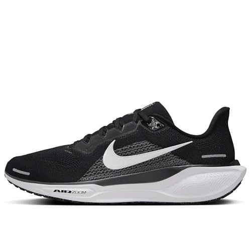Nike Heren AIR Zoom Pegasus 41 hardloopschoen, Black/White-Antraciet, 38,5 EU, zwart-wit-antraciet., 38.5 EU