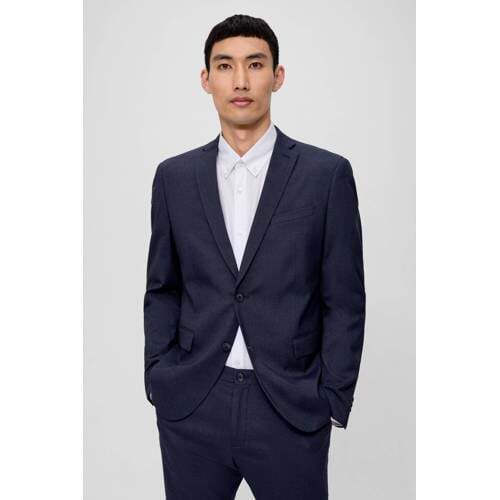 s.Oliver BLACK LABEL s.Oliver BLACK LABEL slim fit colbert donkerblauw