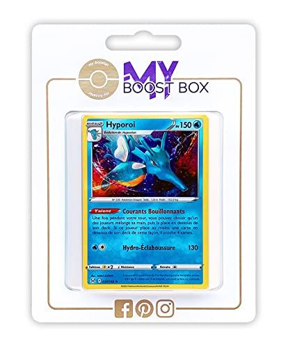 Coffret De 10 Cartes Pokémon Françaises - Hyporoi 37/196 Holo Reverse, Série Épée Et Bouclier Origine Perdue - 10