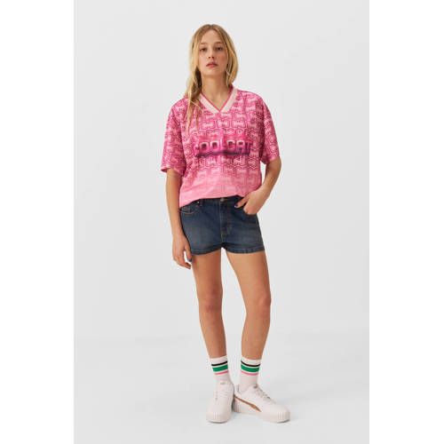 Coolcat denim short Loua blauw