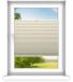 time4blinds - Plissé sans perçage sur mesure - Store plissé - Plissé intimité et occultant - Installation facile - Plissé prêt à l'emploi - 60x90 cm - Beige Crème
