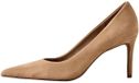 Next - Dames - Forever Comfort® leren pumps met voering en halfhoge hak - Camel