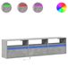 vidaXL TV-wandmeubel met LED-verlichting, betonkleur, 180x31x45 cm