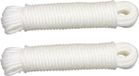 AMIG paracord touw - 2x - 10 meter - D5mm - 110kg - PE/PVC - blanc