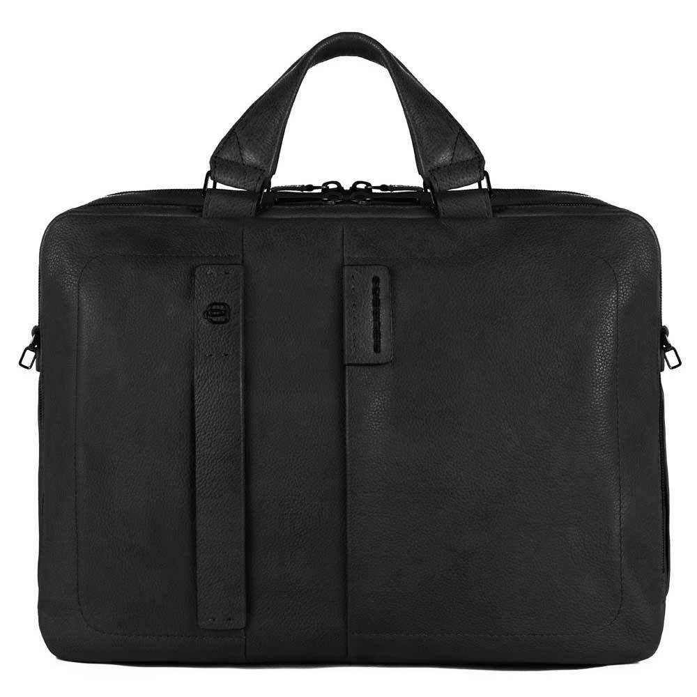 Piquadro P15Plus Computer Briefcase black Zwart