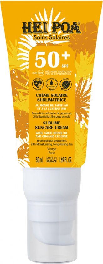 Hei Poa Sublimerende Gezichtszonnecrème SPF50+ 50 ml