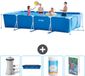 Intex Rechthoekig Frame Zwembad - 450 x 220 x 84 cm - Blauw